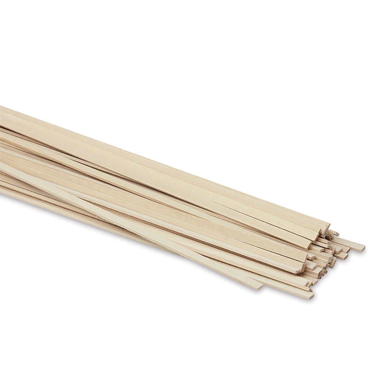 Midwest Products Genuine Basswood Strips - 1/16" x 3/16" x 24", 45 Pieces